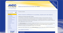 Desktop Screenshot of ando-technik.de