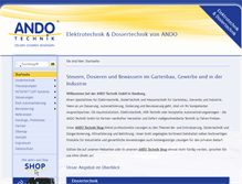 Tablet Screenshot of ando-technik.de